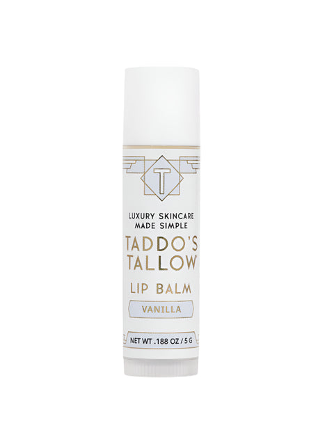 Tallow lip balm in Vanilla