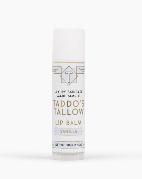 Tallow lip balm in Vanilla